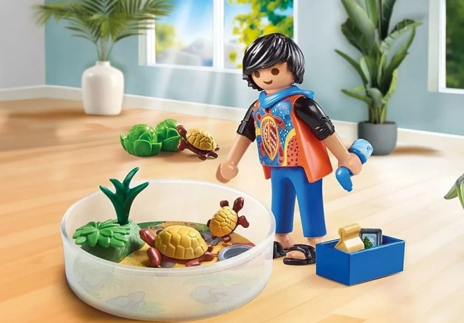 Terrarium Playmobil avec tortues