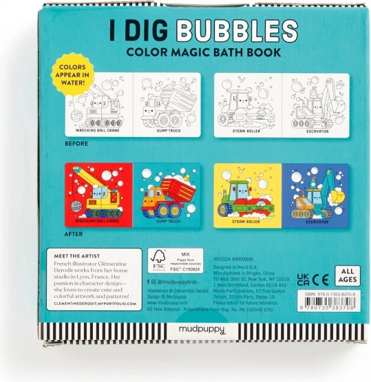 Livre de bain J'adore les bulles