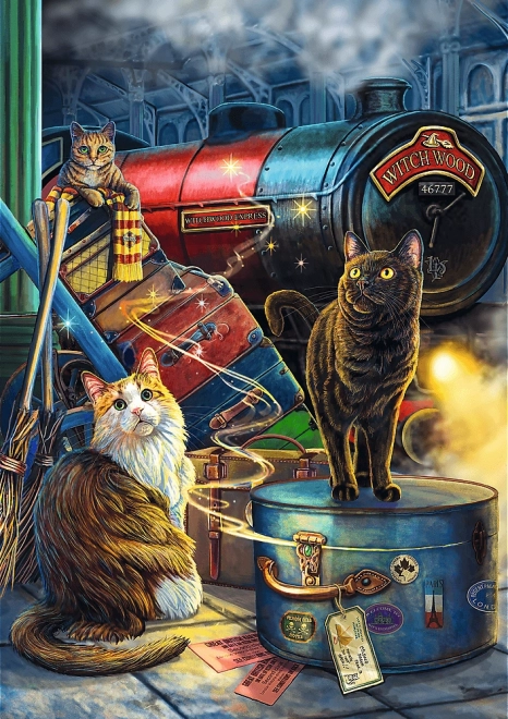 Puzzle TREFL Premium Plus Magic Collection : Witchwood Express 1000 pièces