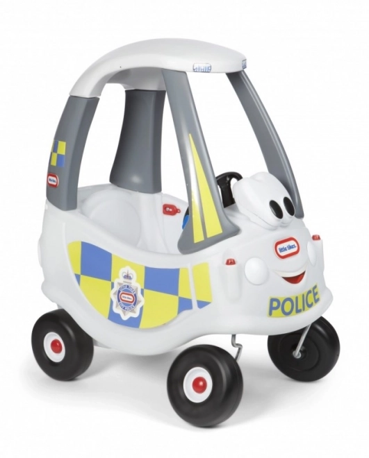 Cozy Coupe Voiture de police blanche