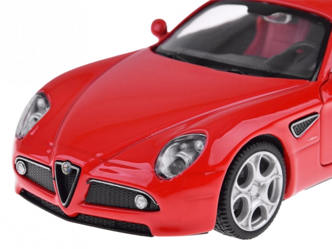 Modèle de voiture en métal Alfa Romeo 8C Competizione échelle 1:32