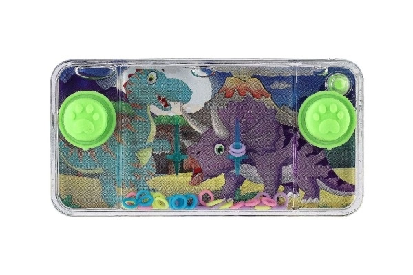 Jeu d'eau casse-tête 11x6cm plastique dinosaure 4 types 24pcs en boîte