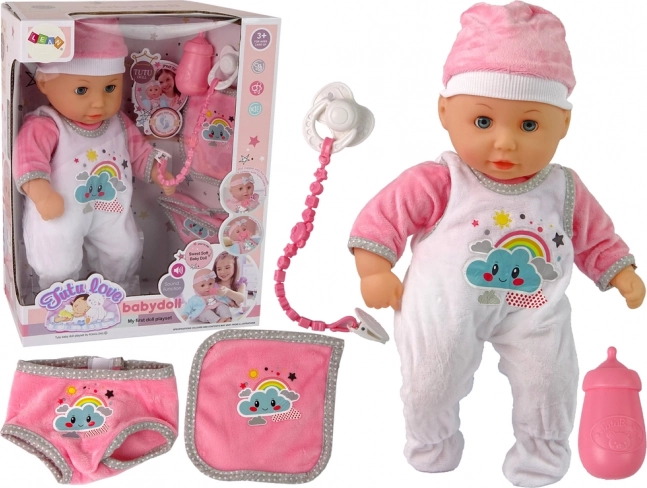 Adorable poupée bébé avec fonction sonore