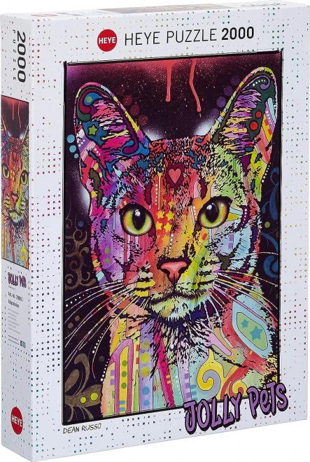 Puzzle 2000 pièces Chat Abyssin