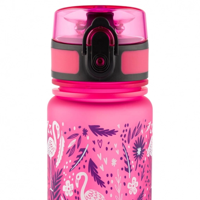 Bouteille de boisson BAAGL Tritan Flamant rose