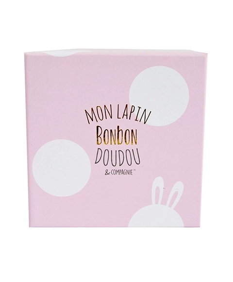 Doudou Chaussons lapin avec hochets rose 0-6 mois