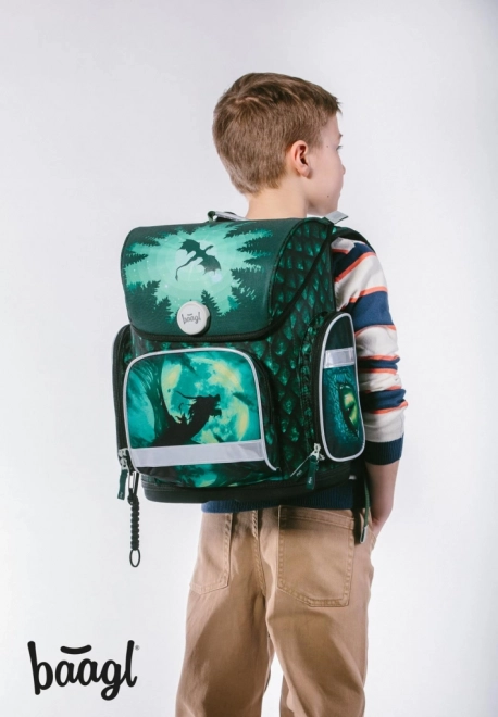 ENSEMBLE BAAGL 3 Ergo Drak : cartable, trousse, sac