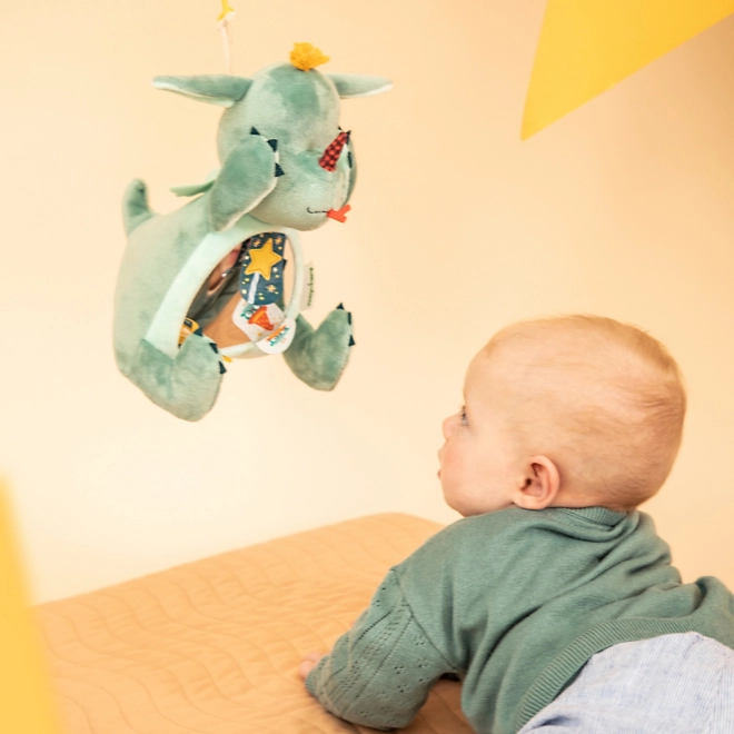 Lilliputiens – jouet textile avec miroir dragon Joe