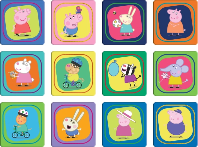 TREFL Ensemble 3 en 1 Moments Joyeux avec le petit cochon Peppa (2x puzzle + memory)
