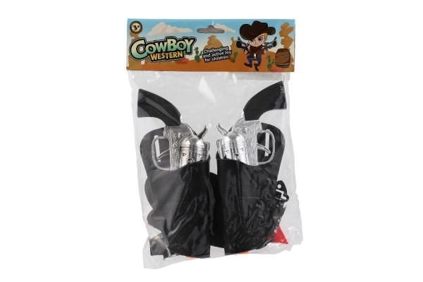 Ensemble de revolvers de cow-boy avec étui et accessoires