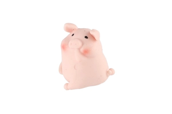 Cochonnet anti-stress en silicone 6cm 4 types 24pcs en boîte
