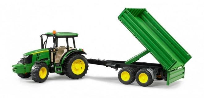 Bruder Tracteur John Deere avec remorque