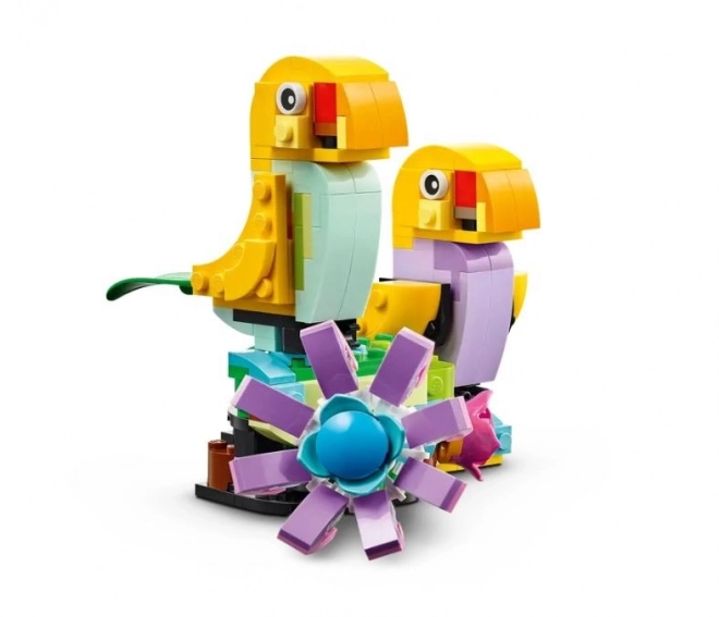 Lego créateur fleurs en arrosoir