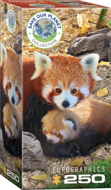 Puzzle Sauvez Notre Planète : Panda Roux XL 250 pièces