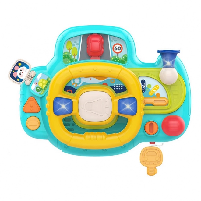 Volant interactif pour enfants bleu
