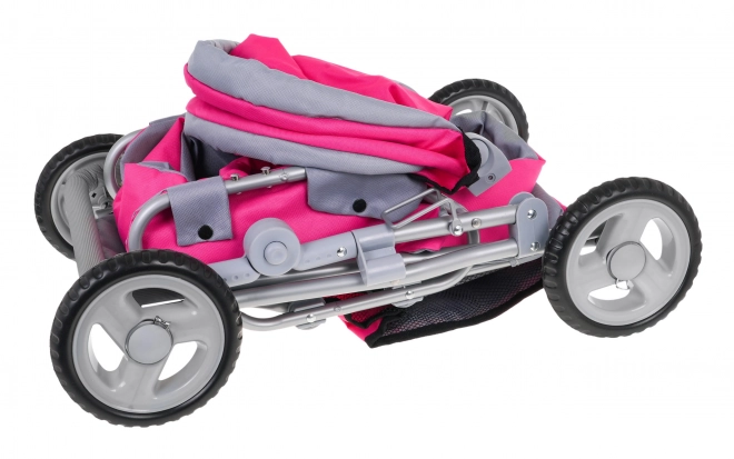Poussette rose 2 en 1