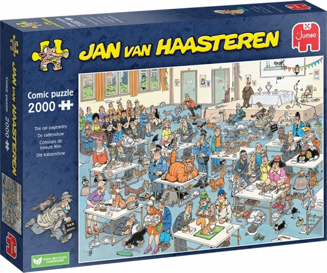 Puzzle JUMBO JvH Exposition Féline 2000 pièces