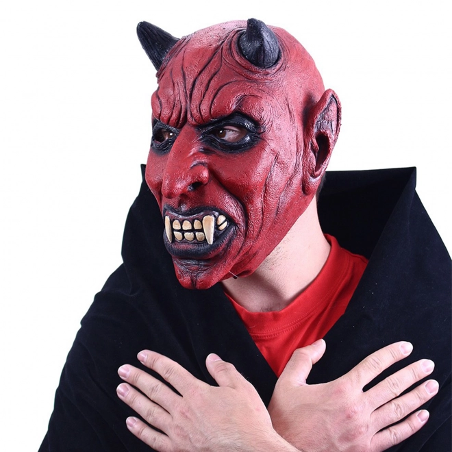 Terrifiante masque en latex diabolique