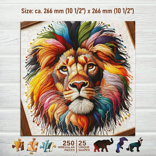 Puzzle en bois Roi Lion Doux 250 pièces