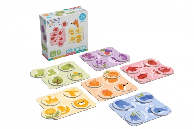 KukiKuk 80035 Véeéliké loto Ombres colorées