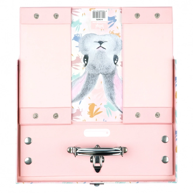 Valise scolaire pliante BAAGL Bunny avec ferrures