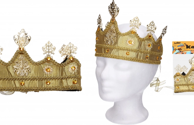 Ensemble de carnaval Couronne dorée
