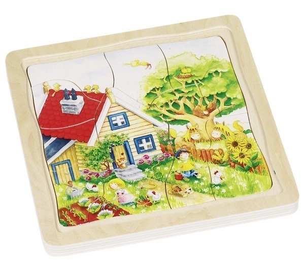 Puzzle en bois éducatif Saisons