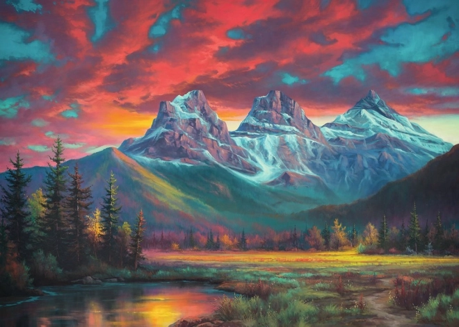 Puzzle Trois Sœurs, Alberta 1000 pièces