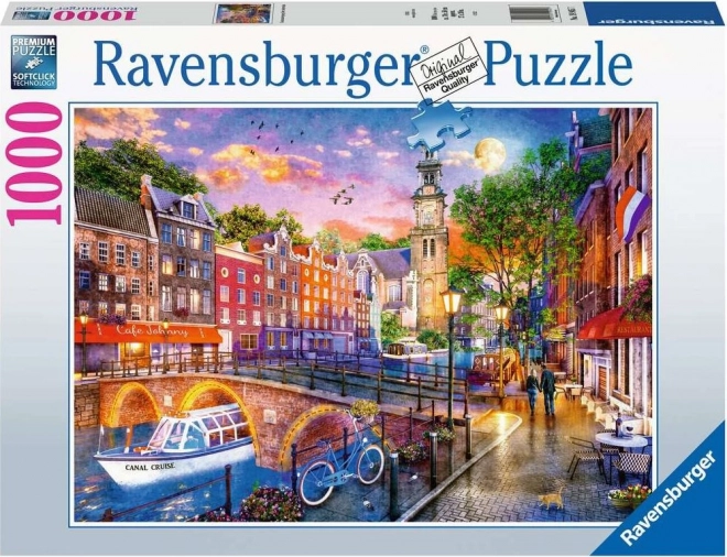 Puzzle Amsterdam 1000 pièces de Ravensburger