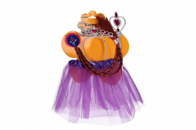 Ensemble carnaval princesse violet