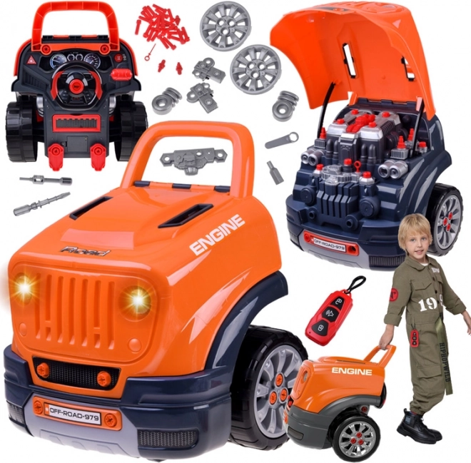 Atelier auto mobile avec lumière et son