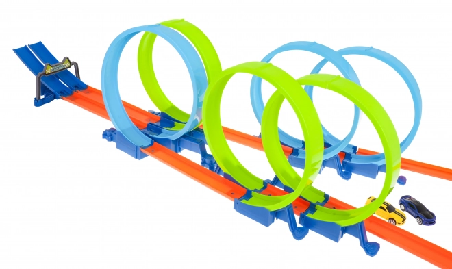 Circuit de course pour deux voitures