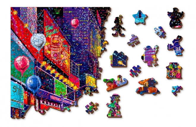 Puzzle en bois Wooden City Silvestre 2 en 1, 505 pièces EKO