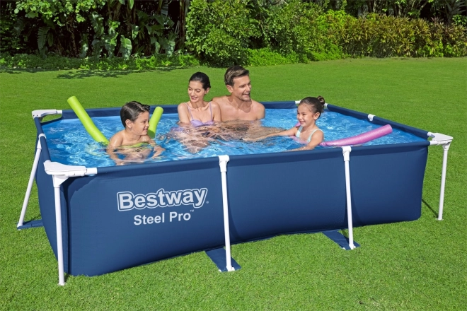 DeluxeJr Steel Pro Rack Piscine 259x170x61 BESTWAY pour le jardin