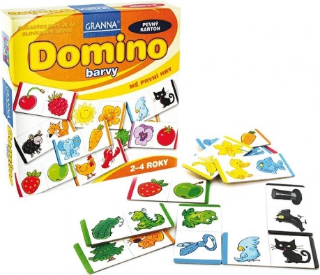 Granna Domino des couleurs – mon premier jeu pour enfants