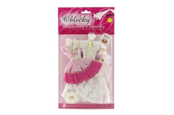 Vêtements avec accessoires pour poupées 2 pièces