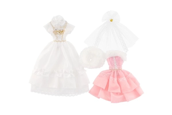 Vêtements avec accessoires pour poupées 2 pièces