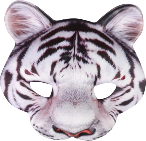 Masque de tigre blanc