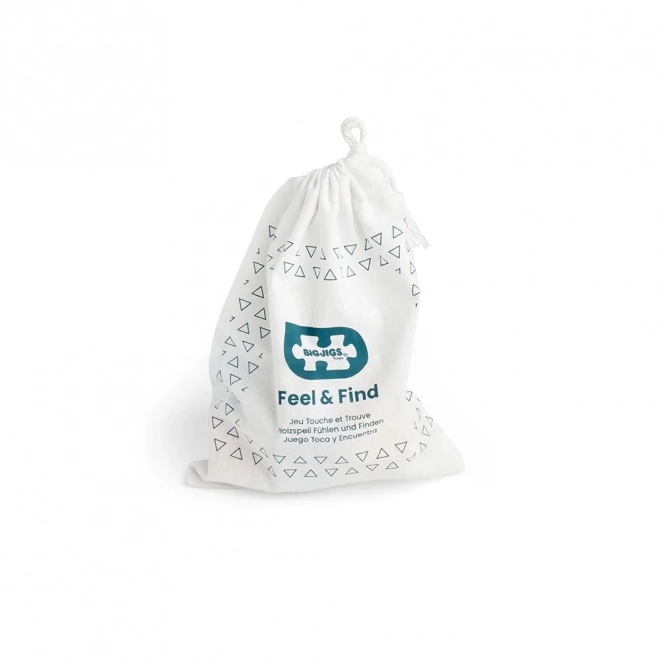 Bigjigs Toys Hmatej et Trouvez jeu Montessori