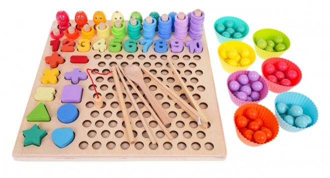 Ensemble de Jeu en Bois