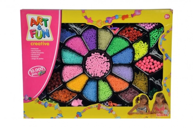 A&F Ensemble de perles cadeau, 10000 pcs, incl. accessoires