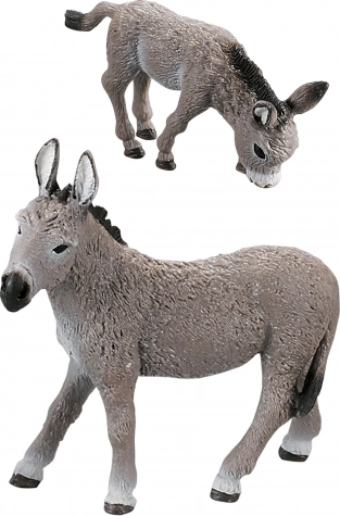 Figurines d’ânes réalistes