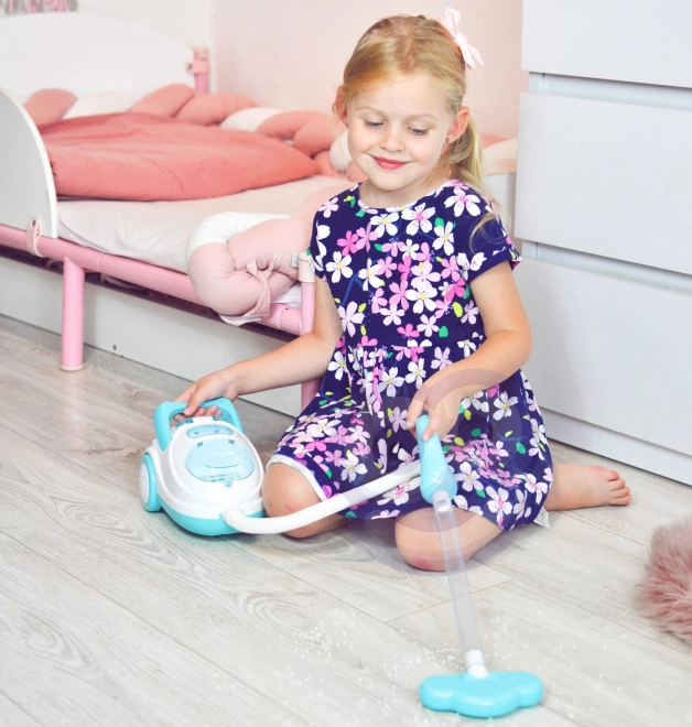 Aspirateur pour enfants avec sons et lumière Kruzzel bleu