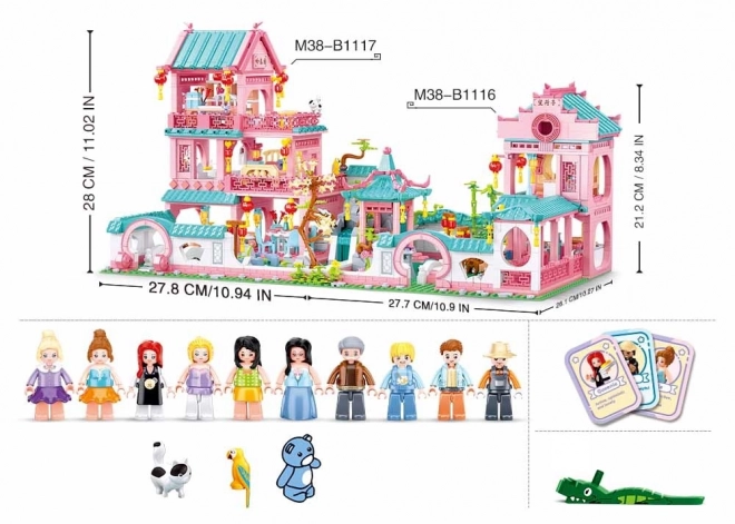Sluban Girls Dream Villa chinoise 1 M38-B1117
