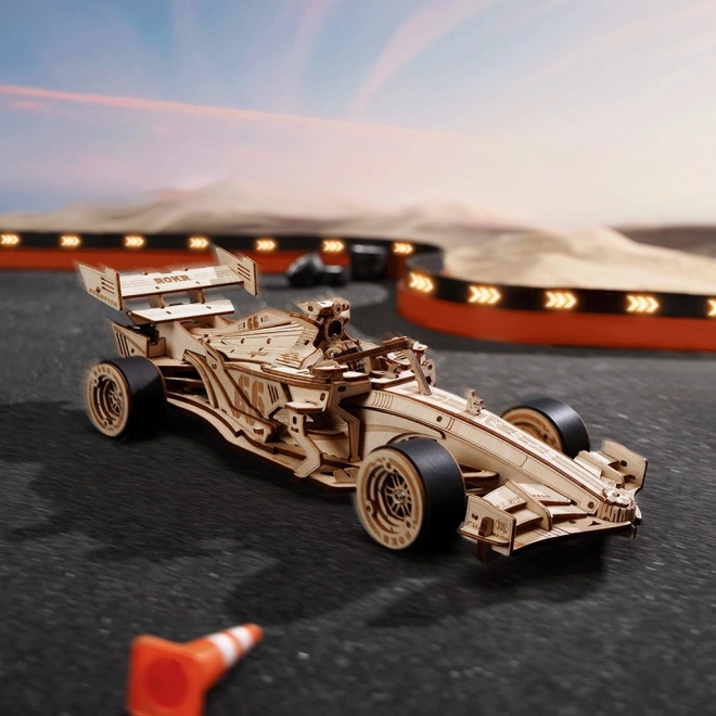 RoboTime 3D puzzle en bois Voiture de course