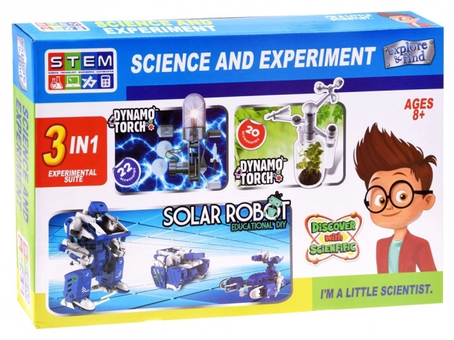 Kit robotique jeune scientifique 3 en 1 ZA3325