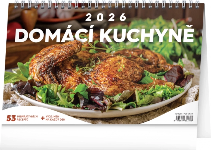 Calendrier de bureau Cuisine maison 2026