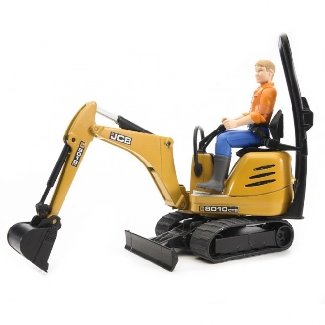Ensemble de jeu Bruder SUV et mini-pelle à chenilles JCB avec remorque