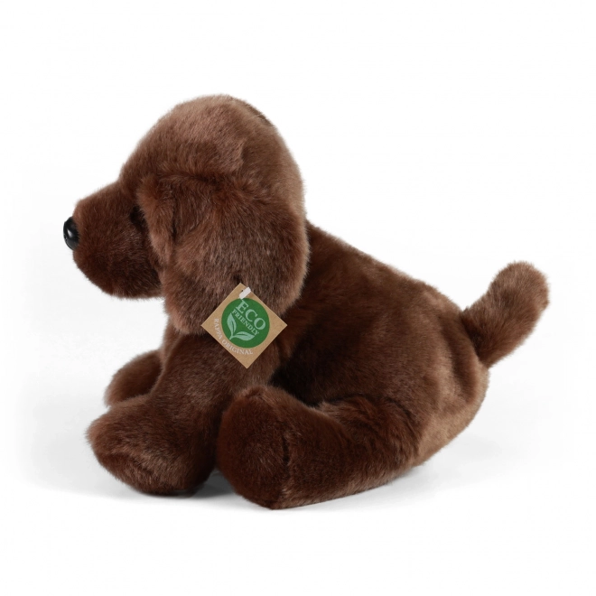 Chien en peluche Labrador assis Rappa écologique
