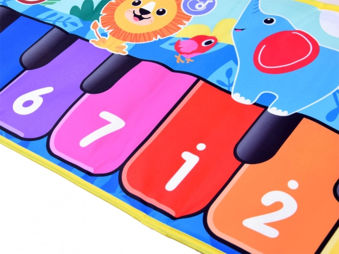 Tapis de danse musical avec chiffres